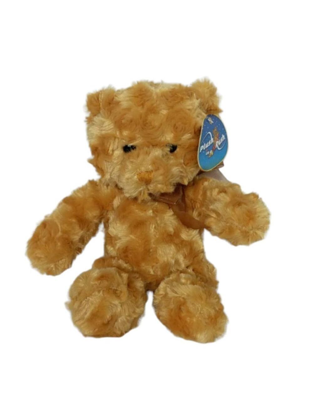 Plush In A Rush Brown Teddy Bear 10 Inch